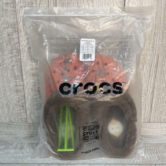 Crocs Adult South Park Kenny Classic Clog Mens 9 Women 11 Fur Lined Orange/Brown main image 10